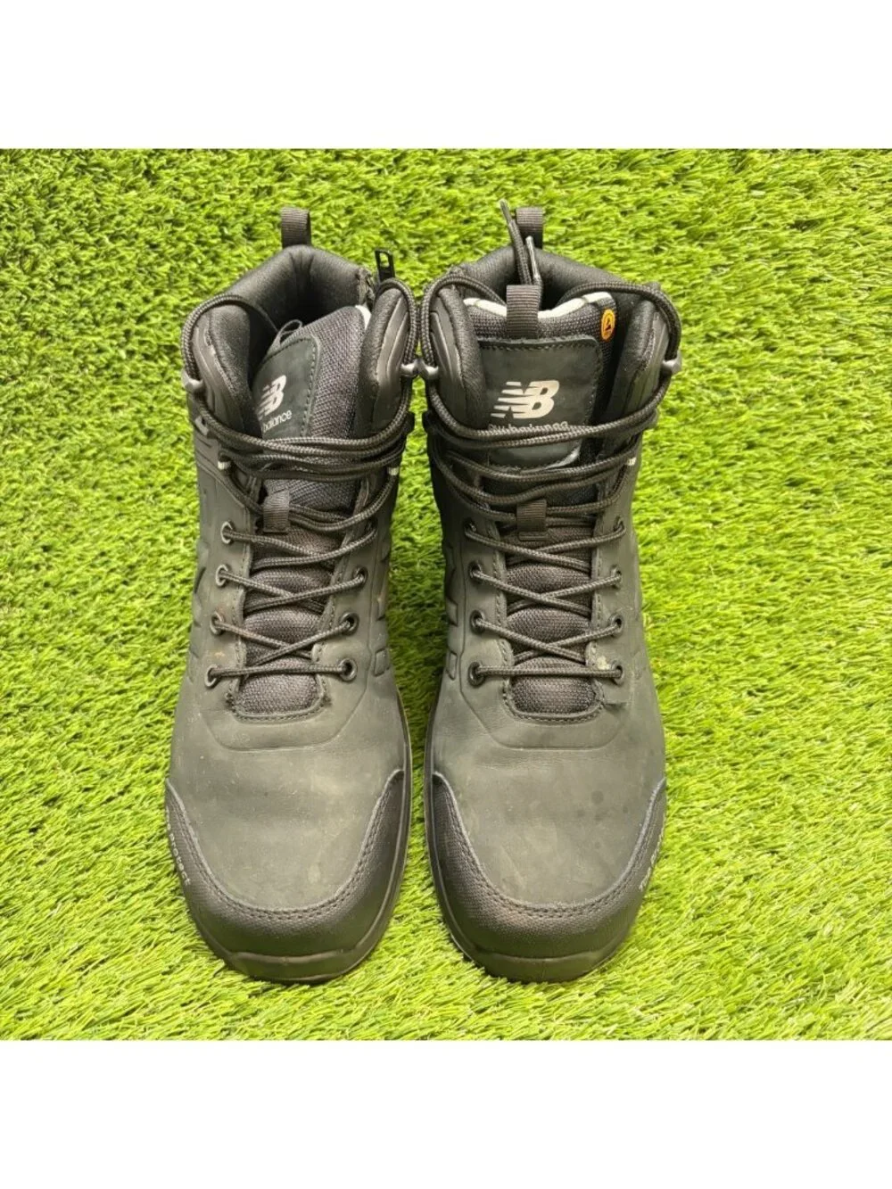 New Balance Calibre Mens Size 12EE Black Leather Composite Toe Safety Work Boots